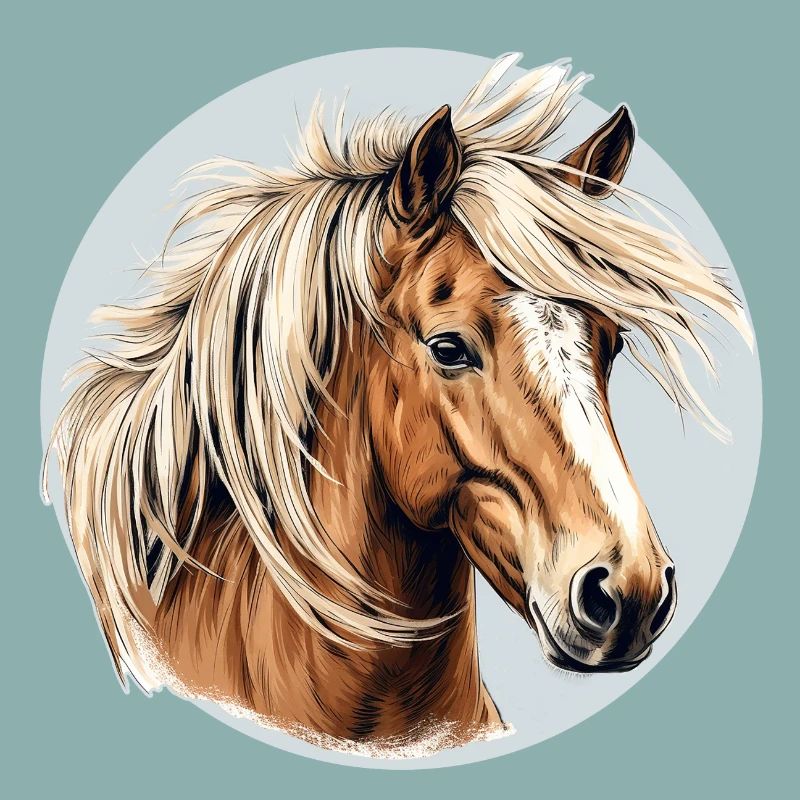 Cheval Haflinger
