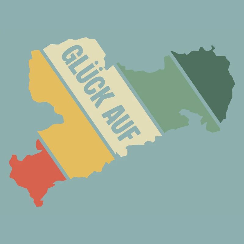 Retro Sachsen Gruss