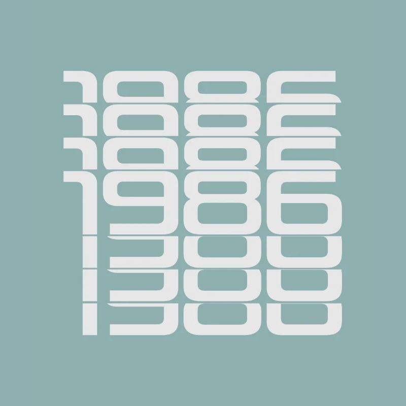 1986 Stack Digits Pattern