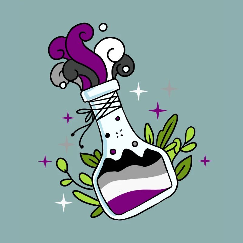 Fierté asexuée de potion