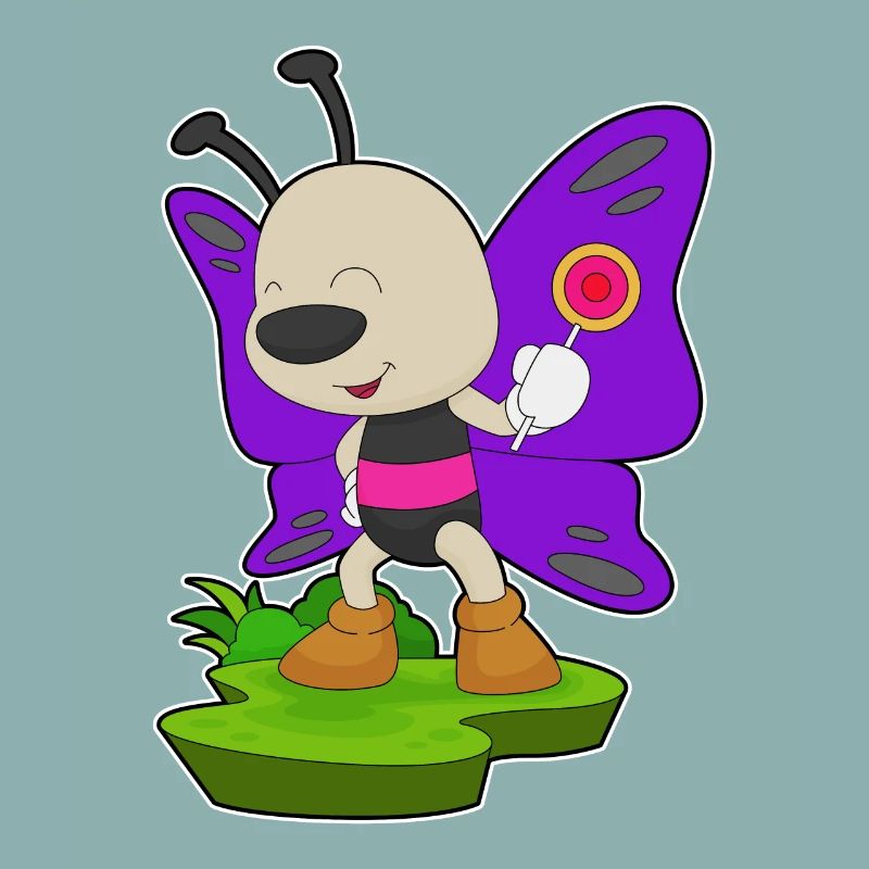 Sucette papillon