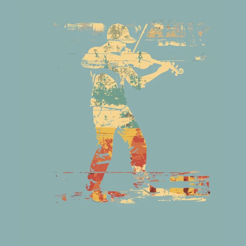 Violin Comic Style