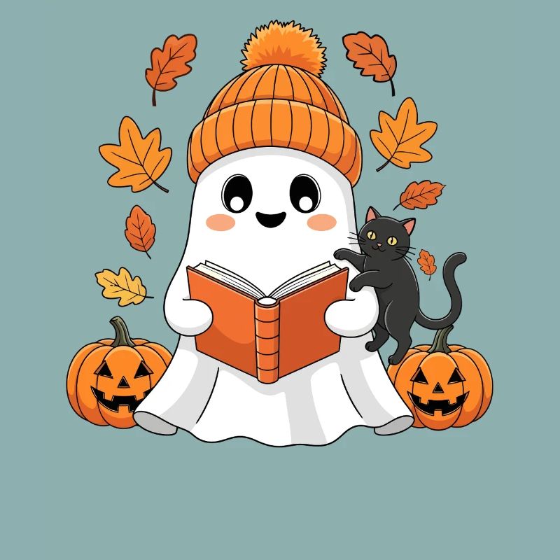 Herbstgeist Leseabend mit Katze