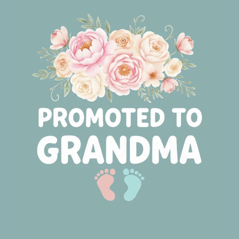 Expectant granny loading future grandmother