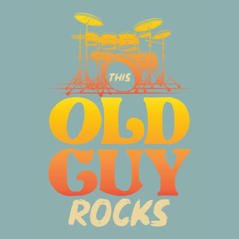 Old Man Rocks Drums