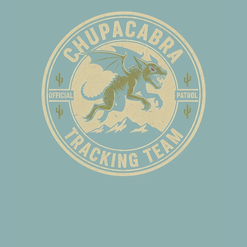 Chupacabra Pursuit Team Funny Cryptid Chupac