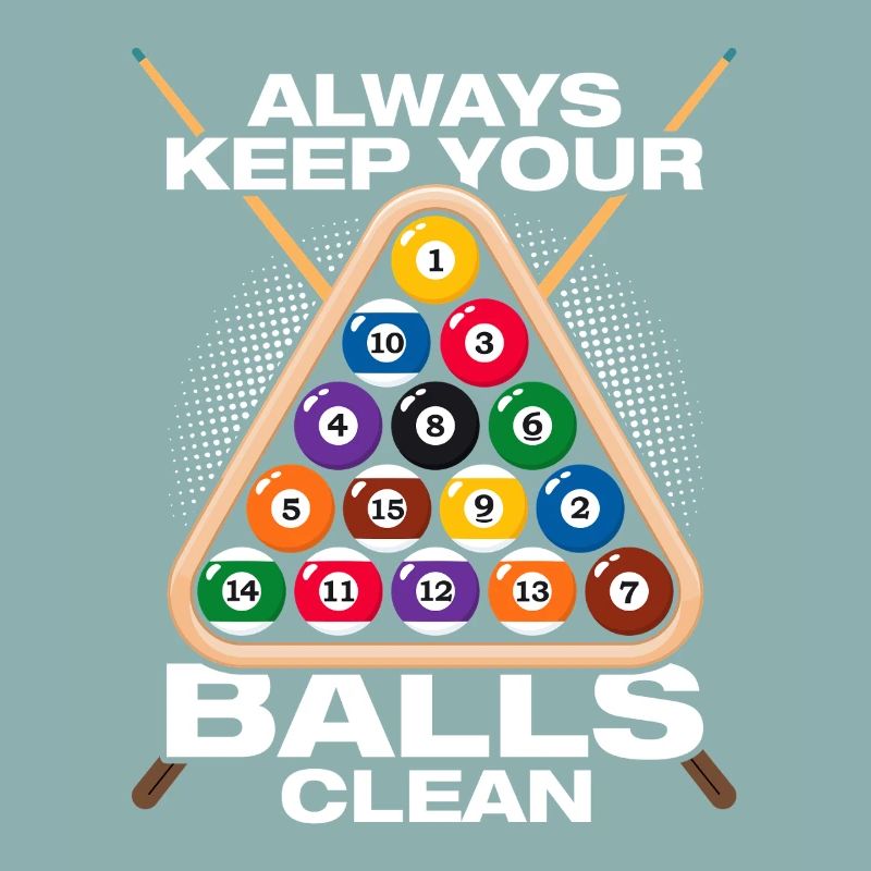 Keep your balls funny billiards player