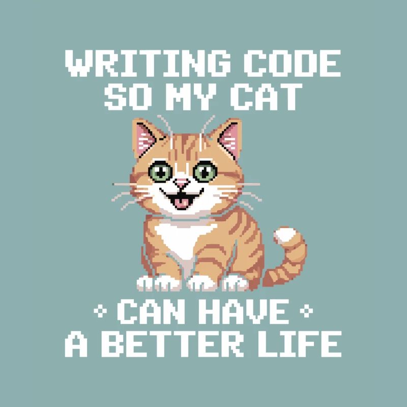 Programmation de Chat Codage Drôle et Chat Allemand