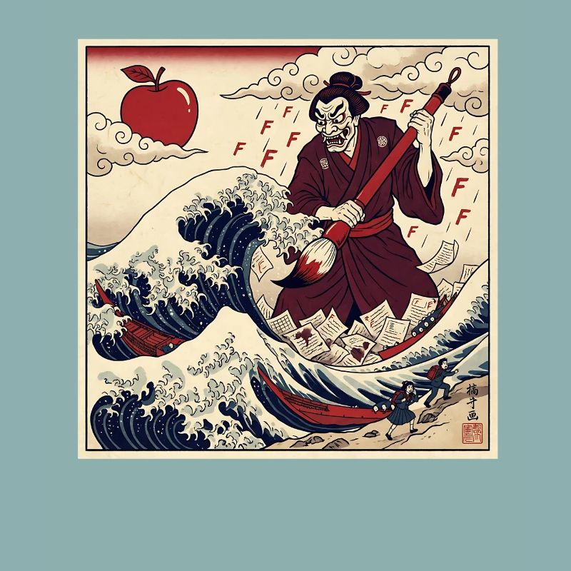 Samurai Teacher F Notes Tsunami Wave