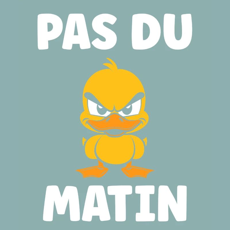 Grumpy Duck Not a Morning Man