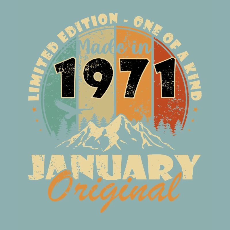 Janvier Original 1971 Édition limitée