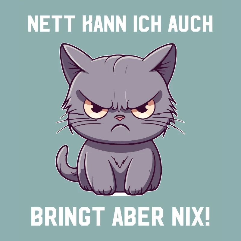 Funny cat nice I can also bring but nothing