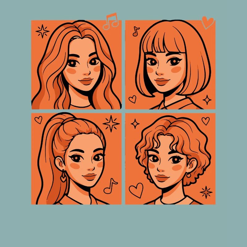Kpop Pop Coréenne Pop Adoration de groupes féminins coréens mignons