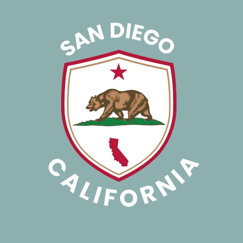 Drapeau de l’Ours de San Diego