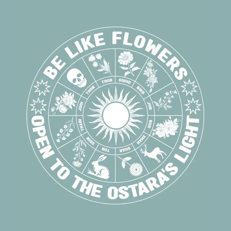 Be Like Flowers Pagan Easter Ostara Light