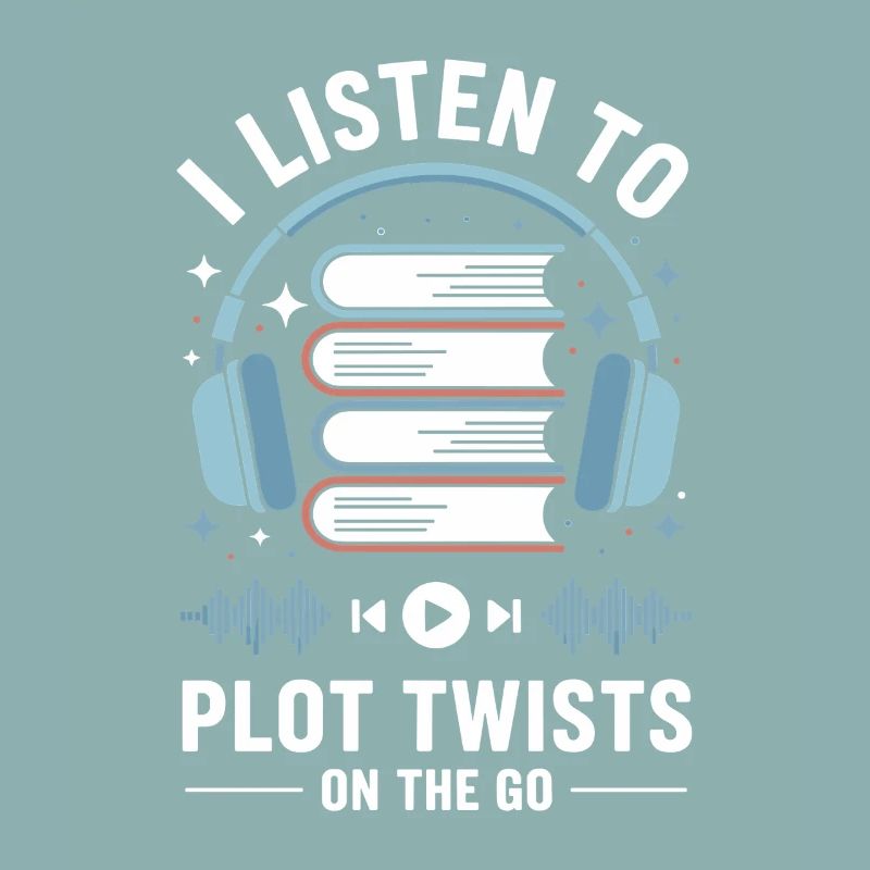 Audiobooks Plot Twists Book Lover Gift