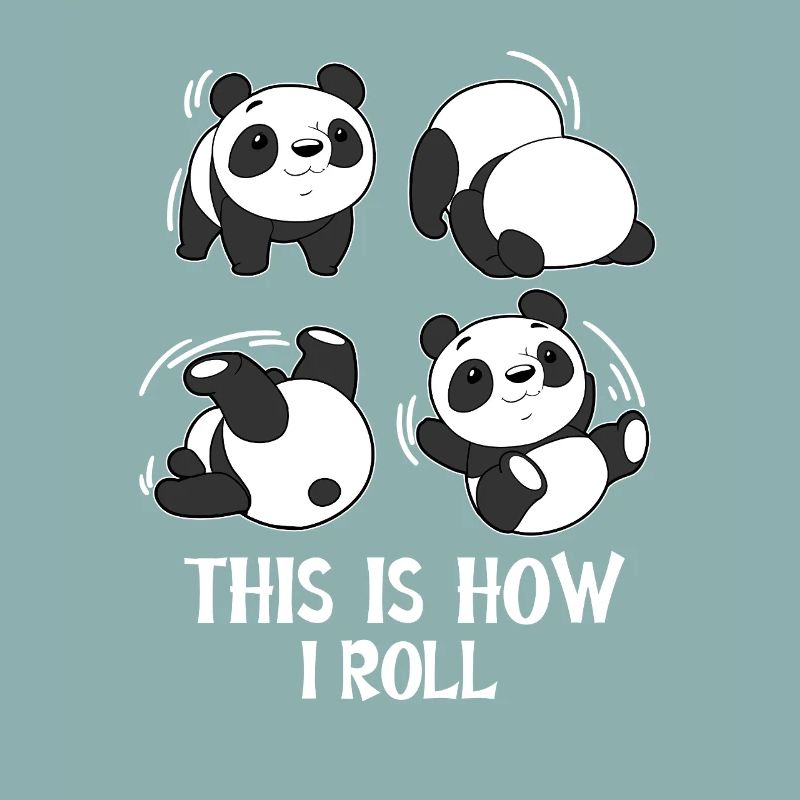 Panda Roll Somersault Roller Gymnastics