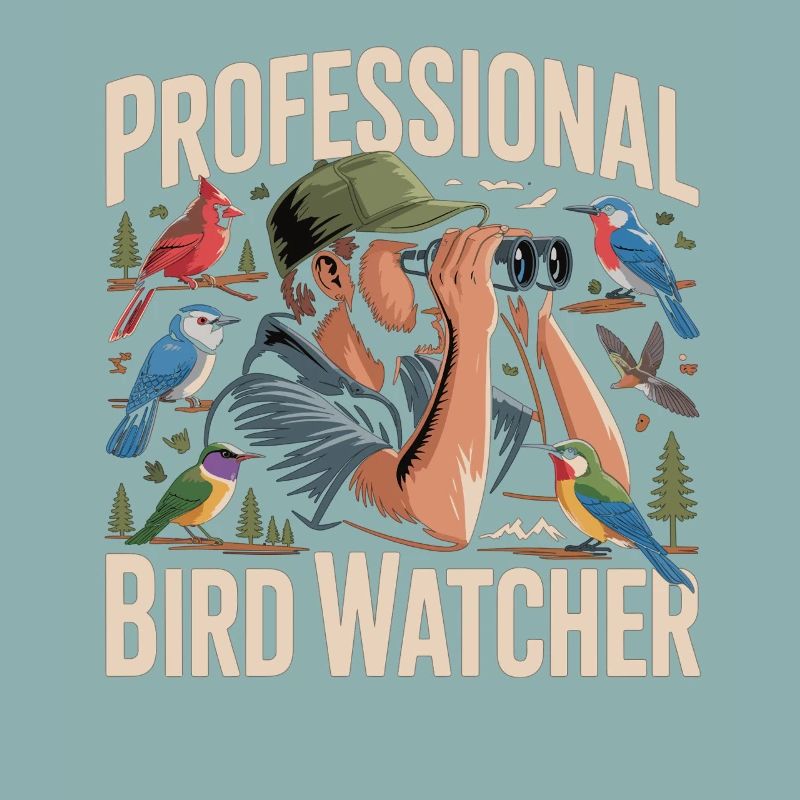 Professional Bird Watcher Vogelbeobachter