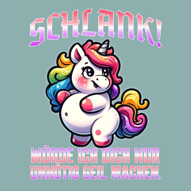 Schlank & Selbstbewusst: Ironisches Statement
