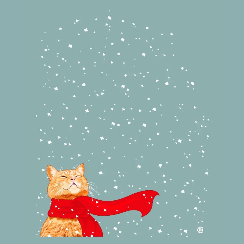 Tabby adore Snow