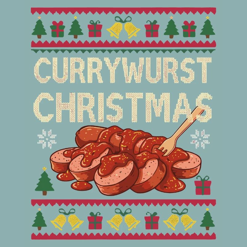 Merry Currymas Currywurst Weihnachten Xmas Wurst