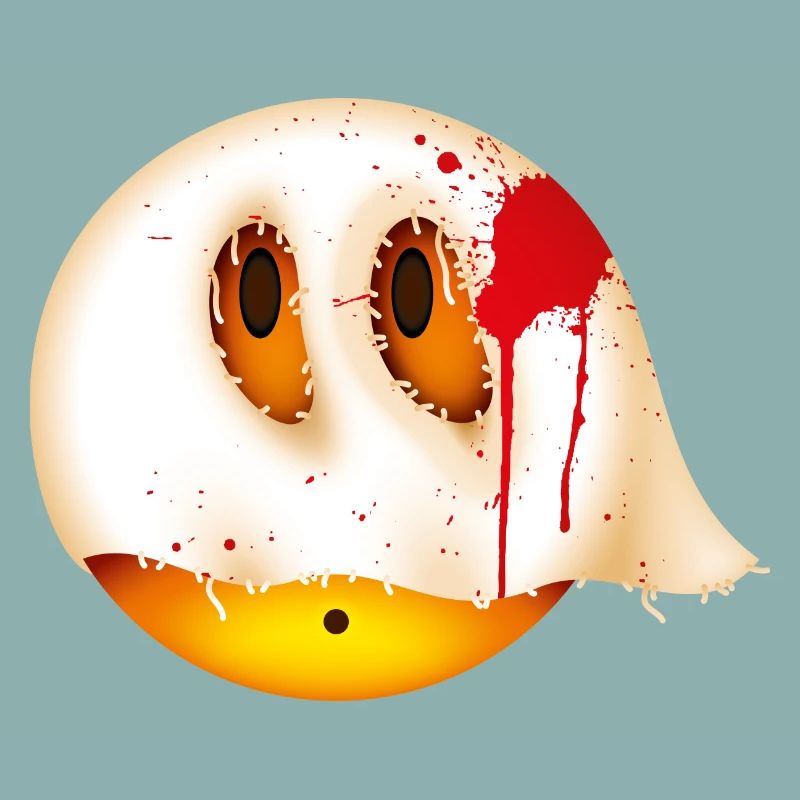 Smiley Glossy Bloody Ghost