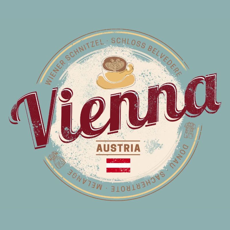 Vienne, Autriche, Capitale Vintage, Souvenir