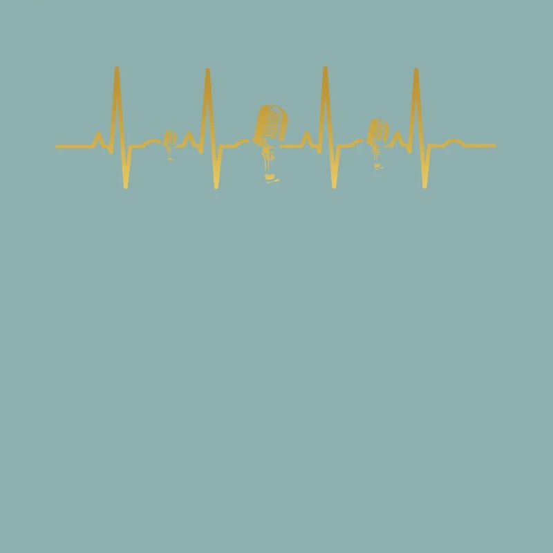 Heartbeat ecg heart human evolution MICROPHONE MICRO