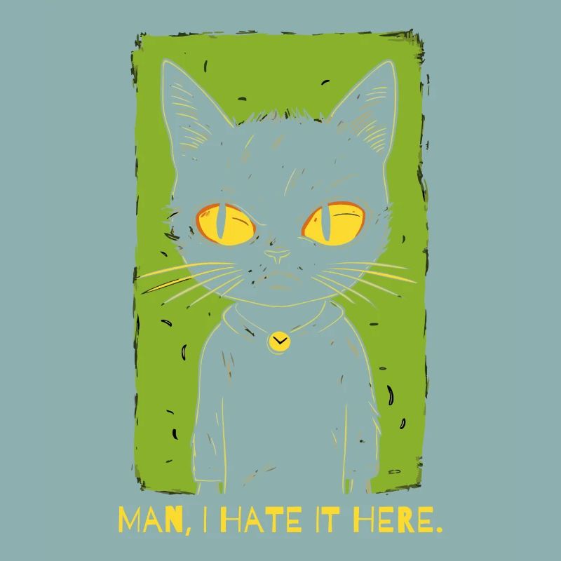 I Hate It Here - The Bad-Tempered Cat
