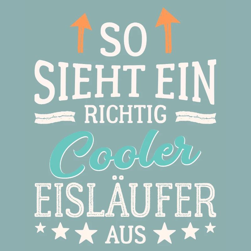 So sieht ein richtig cooler Eisläufer aus