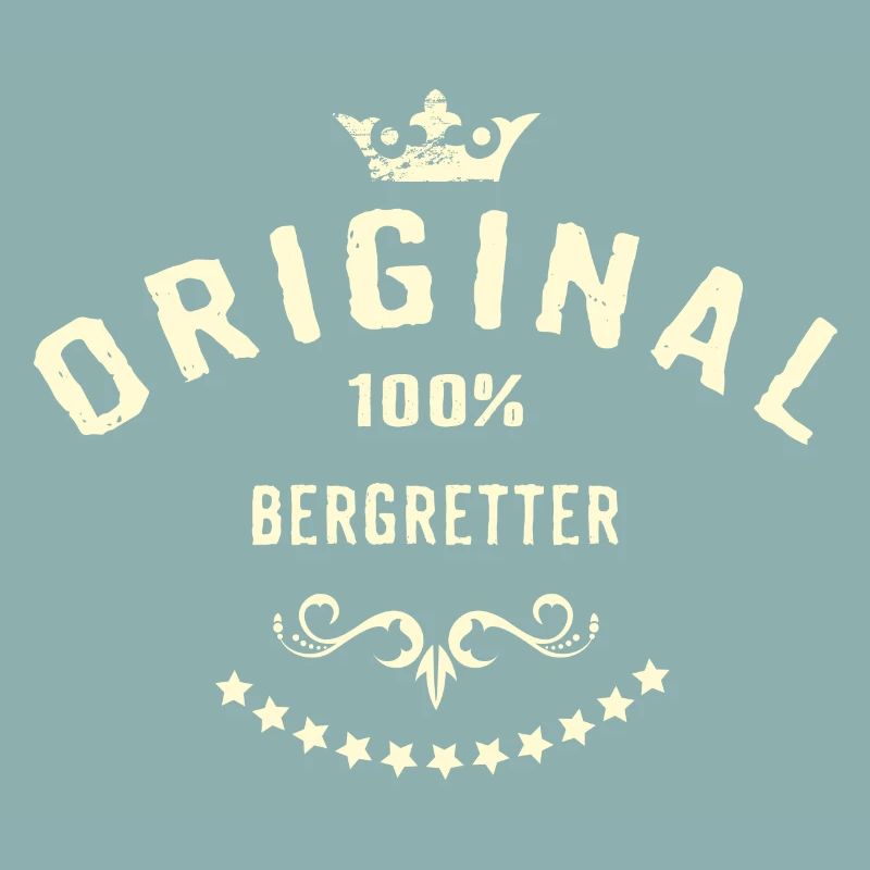 Original 100 Prozent Bergretter - RAHMENLOS creme