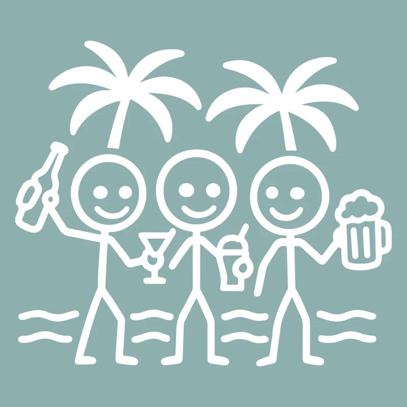Beach Vacation Party Team