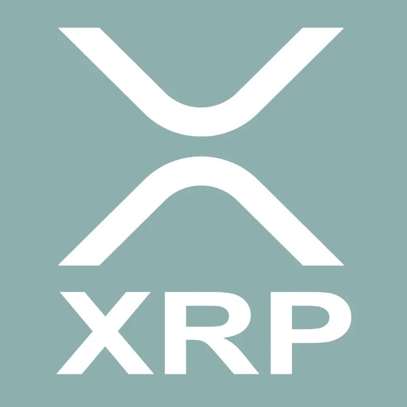 XRP logo crypto bitcoin ondulation