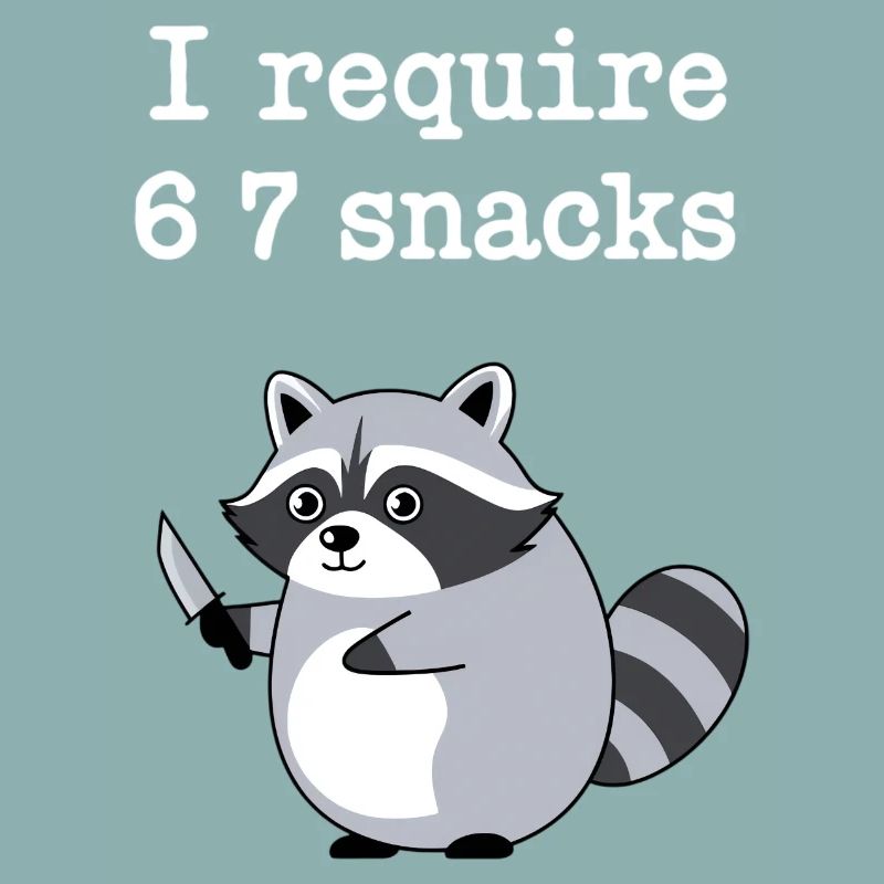 6-7 Internet Meme Cooler 6 7 Waschbär