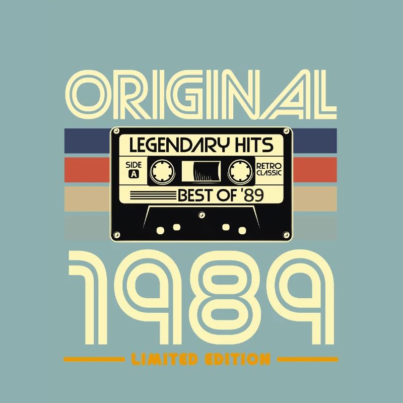 Originale Retro-Kassette von 1989