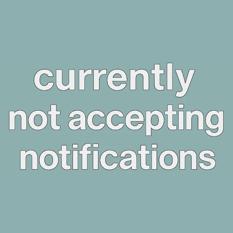 n’accepte actuellement pas les notifications