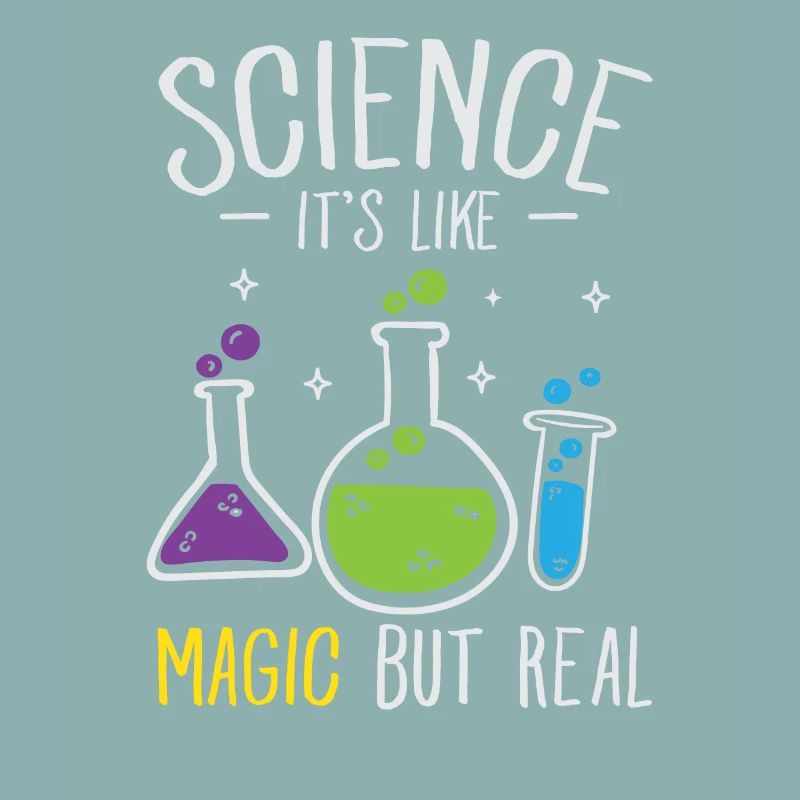 Science Its Like Magic But Real Nerd Geek Geschenk