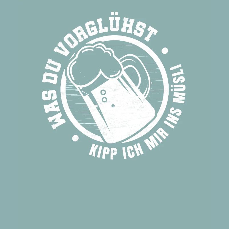 Vorglühen, Müsli, Bier