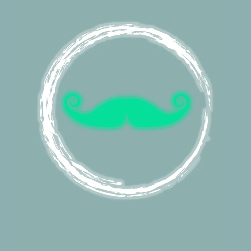 Glow Moustache au néon Party Glowing Effect Retro