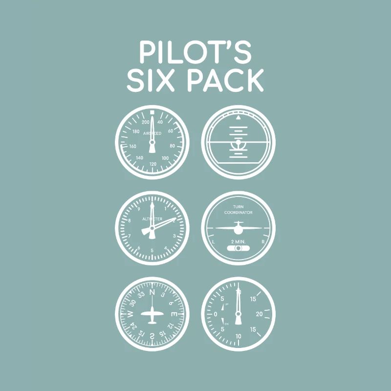 Aviation - Pilot's Six Pack - Gift
