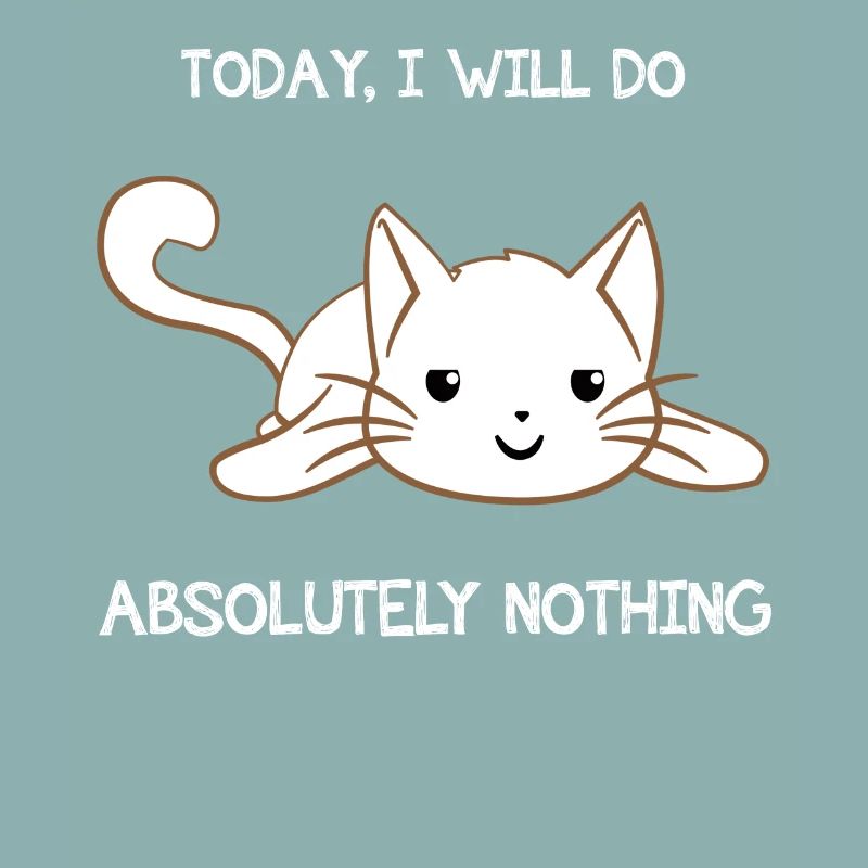 Chat - chats T-shirt - chats - lazybones