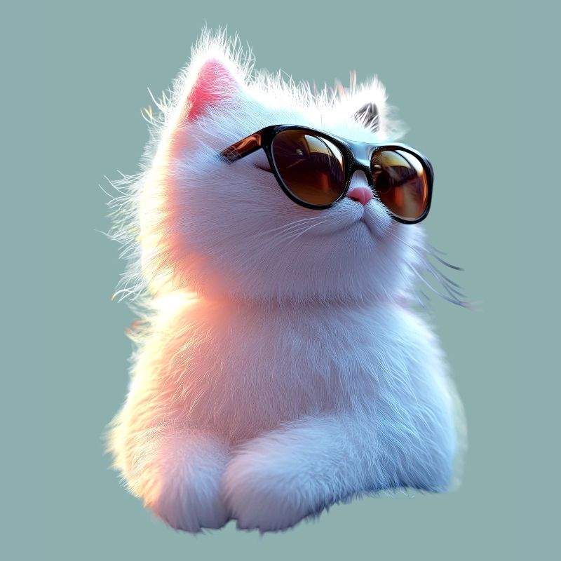 Chat Angora Blanc Chat Angora Chats Angora Mignons