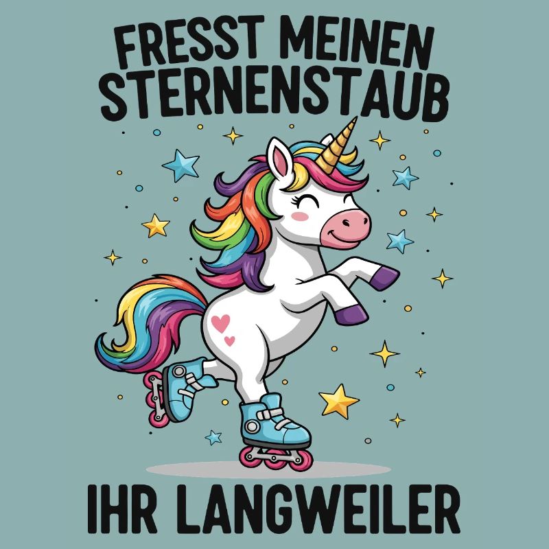 Rollschuh Einhorn