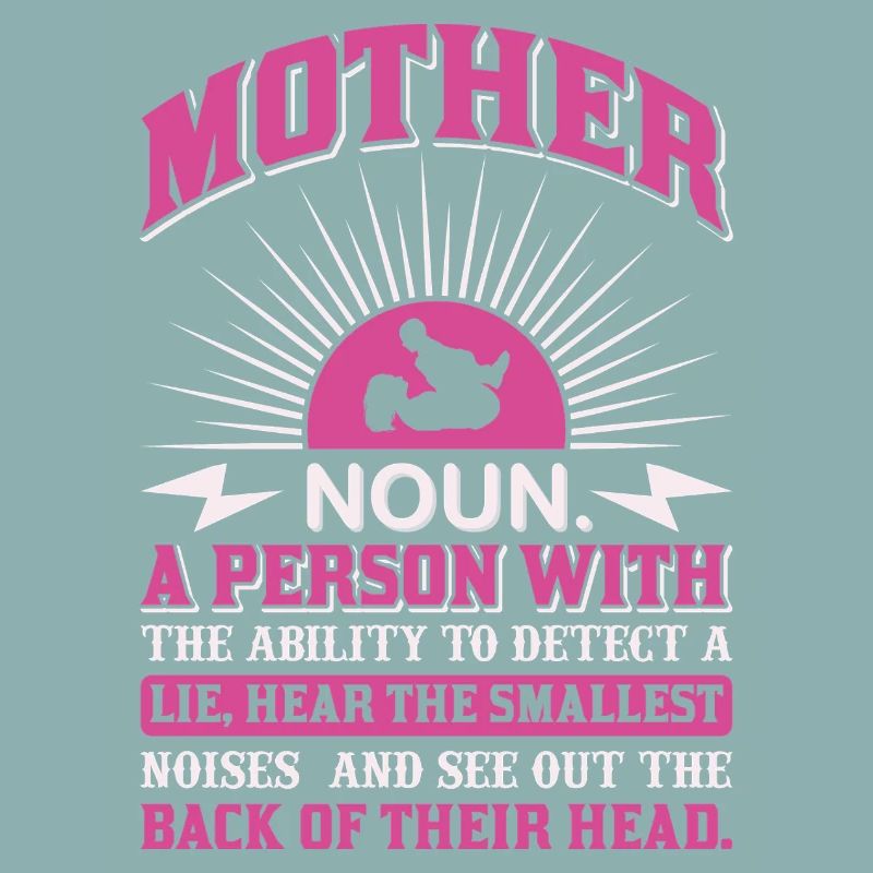Mutter-Substantiv-Definition Lustiges Mutter-Power-Shirt