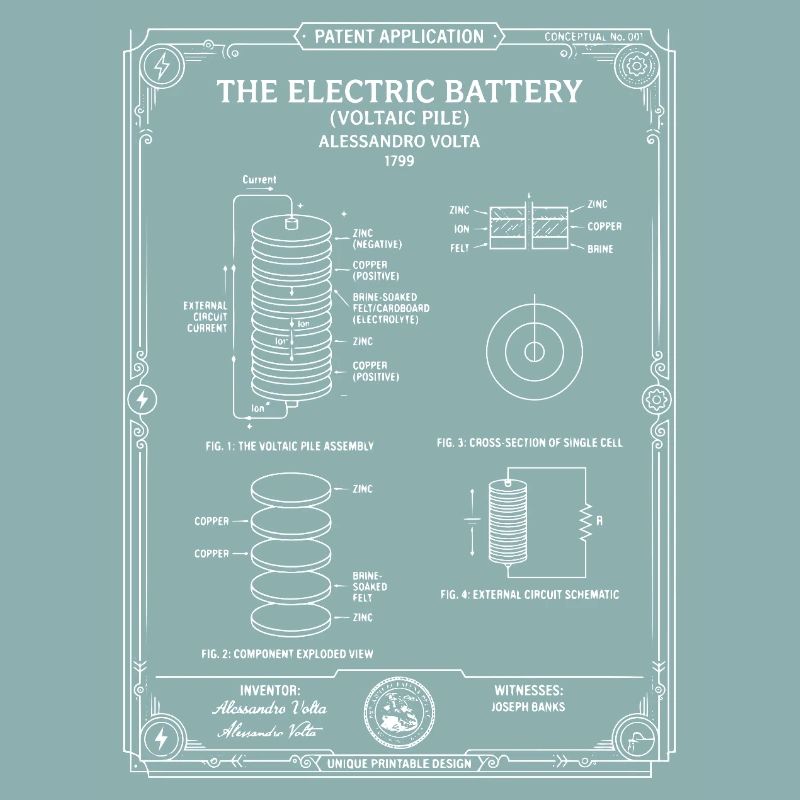 Schéma du plan de la batterie électrique