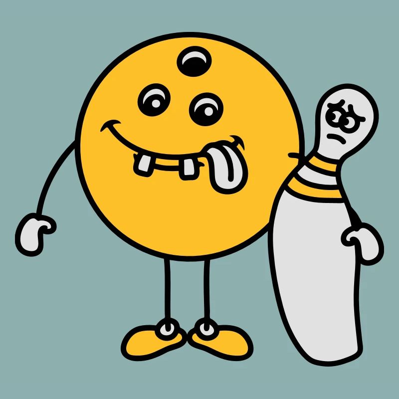 Funny Bowling Friends