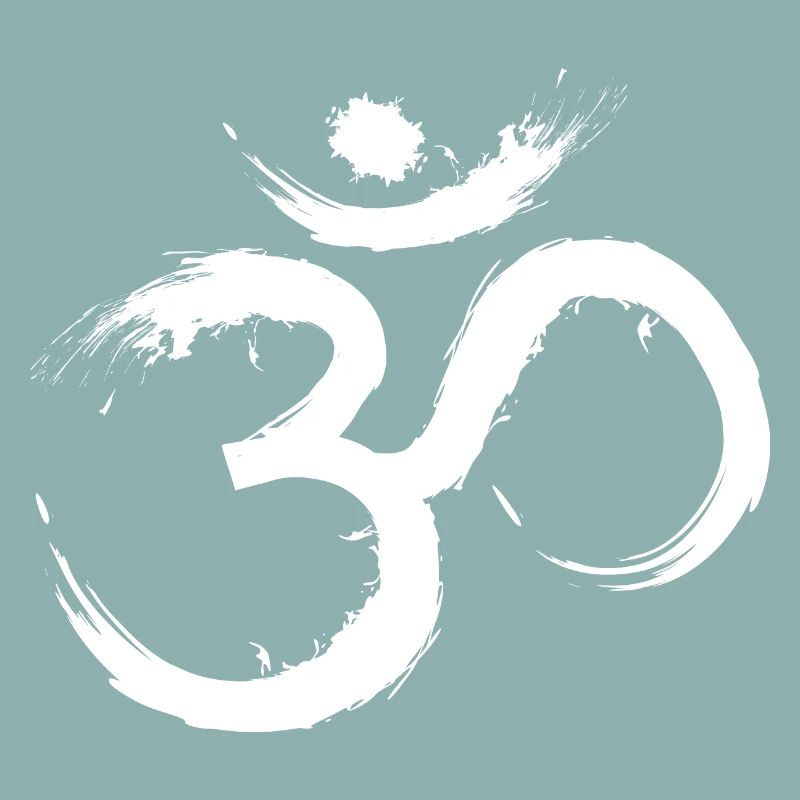 Om design symbol Hindu Jainas Buddhist Hindu