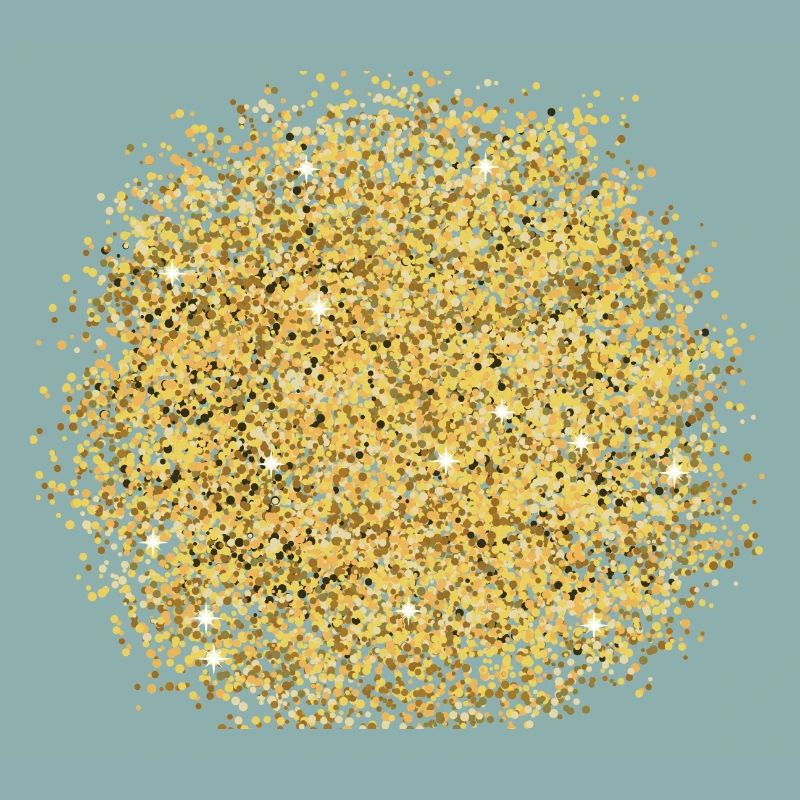 Guld Glitter
