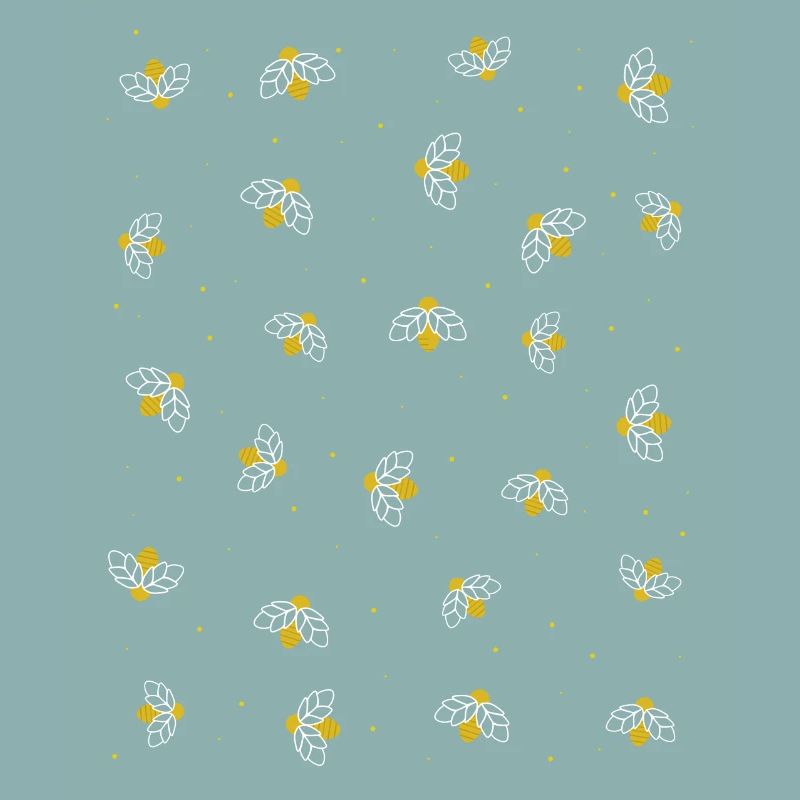 Fireflies flying around