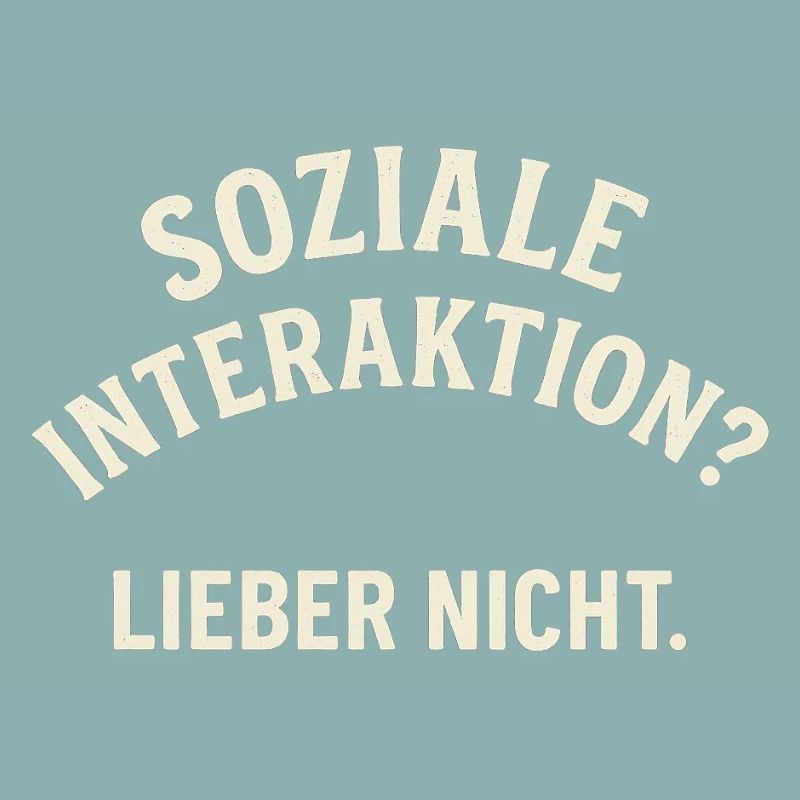 Interaction sociale – Non merci !